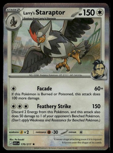 Start Deck 100 Battle Collection #592/742 Larry's Staraptor