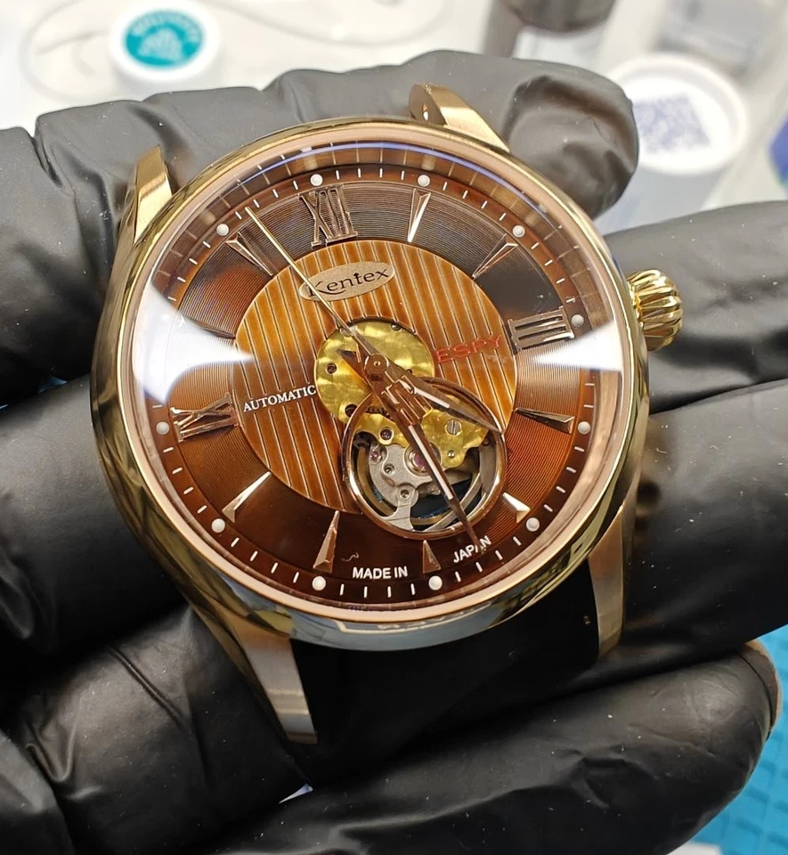 Reloj de vestir Kentex ESPY edición limitada 88 piezas oro marrón Foto 2 de 4
