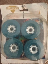 NOS Championship Roller Skate Niebieski kolor 2" Koła Zestaw 4 metalowych piast i łożysk