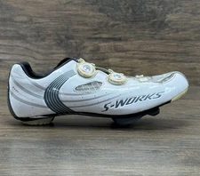 Specialized Cycling Shoes Womens 8.5 S-Works White FACT Carbon Road Bike 3 Bolt