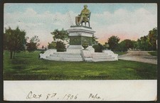 P.T. Barnum Monument, Bridgeport, Conn. Post Card