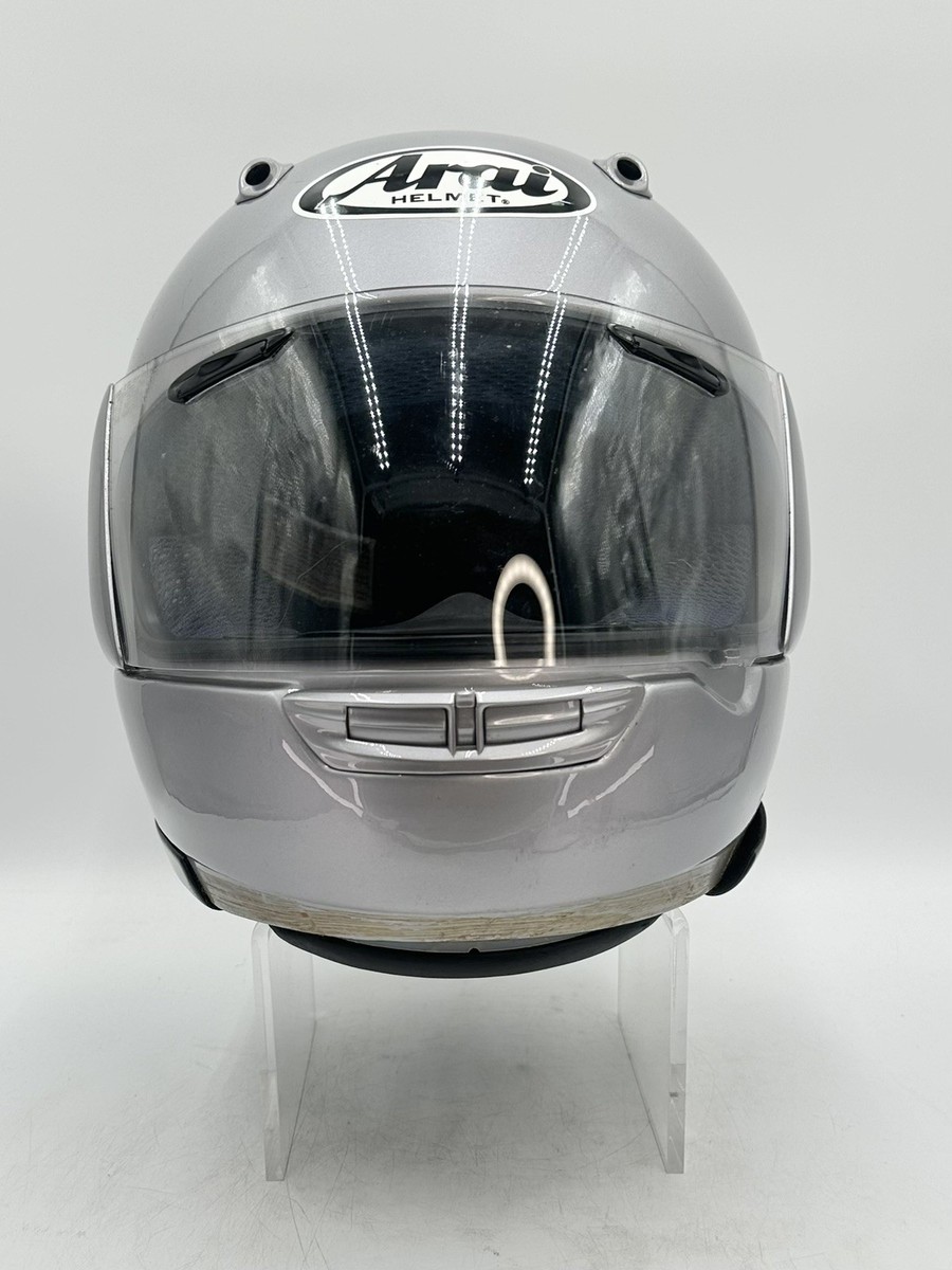 Arai Quantum-f Motorcycle Helmet Silver XL 61-62cm Snell DOT Made