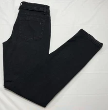 The Perfect Jean NYC Mens 32x36 (32x34) Black Slim Thick Stretch Denim