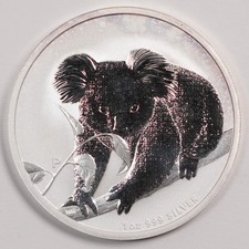 2010-P Australia One Dollar - Koala - 1 oz .999 Silver - Loose NO CAPSULE