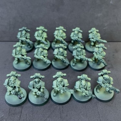 Warhammer 30k 40k Salamanders MKII support squad with melta volkite caliver OOP