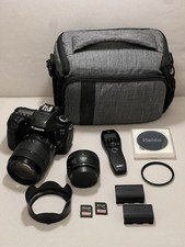Canon EOS 80D DSLR EF-S 18-135 Kit & EF 50mm ...