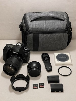 Canon EOS 80D EF-S 18-135 Kit & EF 50mm f/1.8 mit vielen Extras