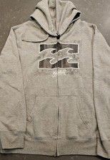 Y2K 2000s Billabong gray graphic hoodie size XL skater Surfwear