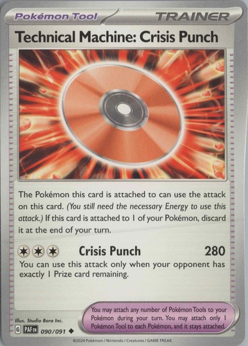 2024 POKÉMON PRISMATIC EVOLUTIONS 9TH ANNIVERSARY PROMO TECHNICAL MACHINE CRISIS