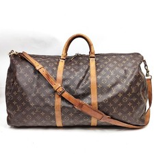 Vintage Louis Vuitton LV Boston Bag Keepall Bandouliere 60 Monogram 5662013