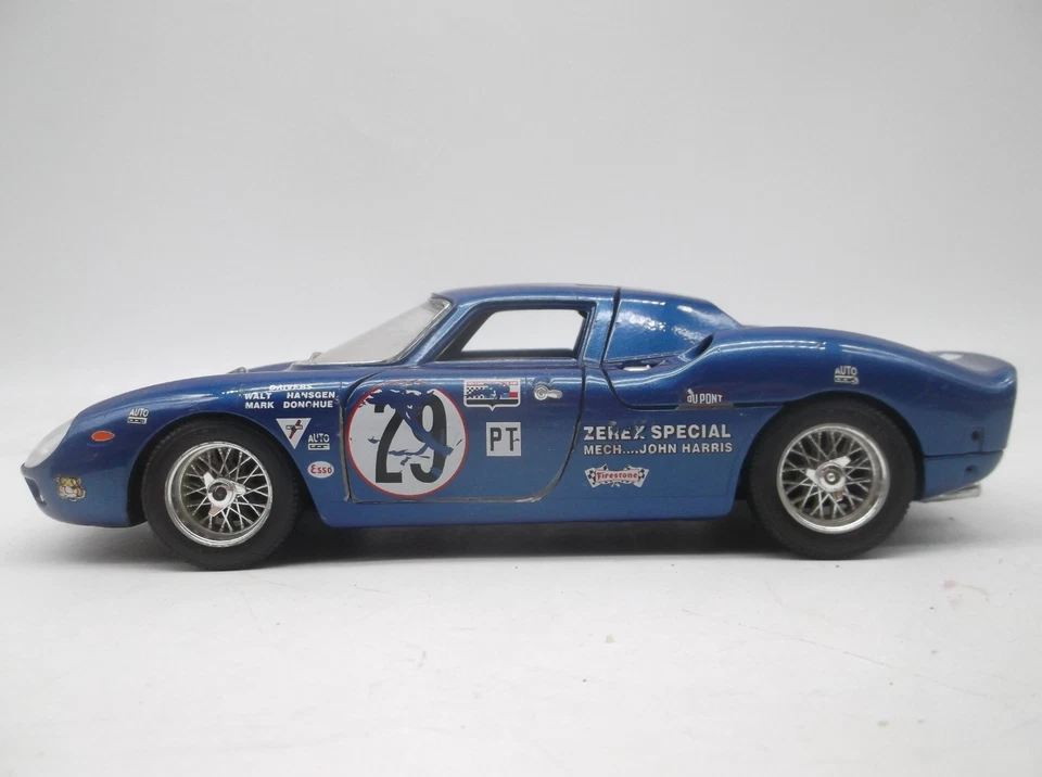 1/18 12h de Sebring 1965 Ferrari 250 LM #29 Walt Hansgen/Mark Donohue Burago - Photo 2/4