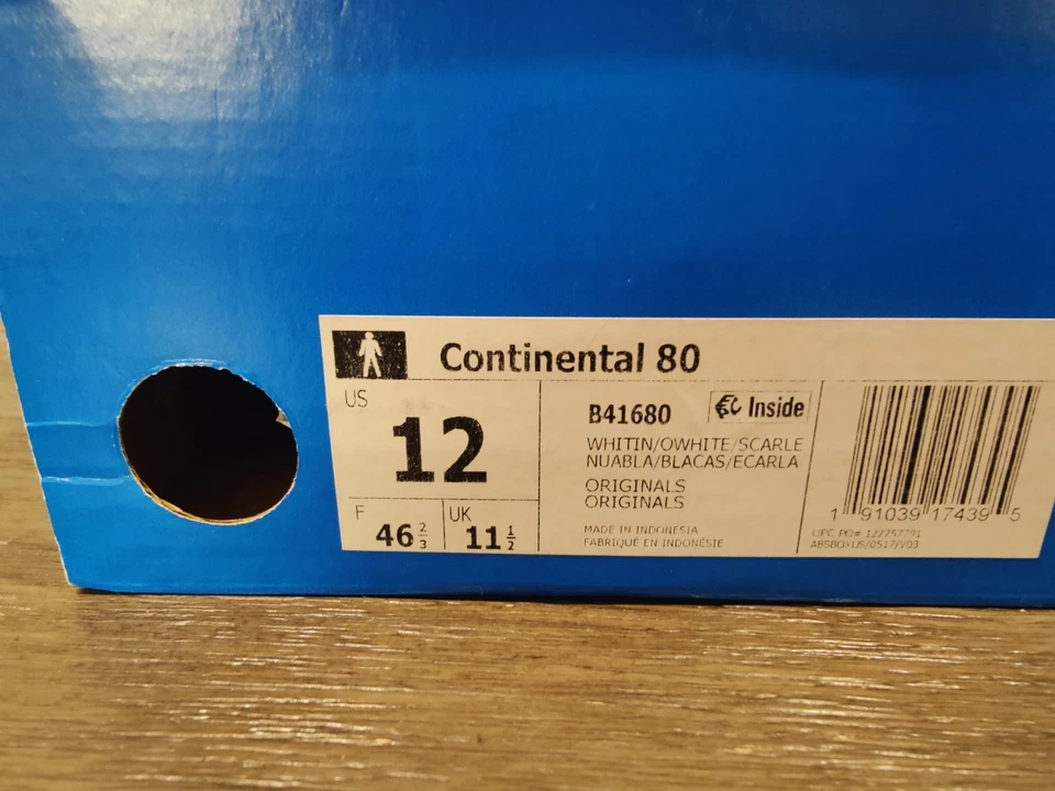 Adidas Continental 80 Rascal 'Running White' Talla 12 Foto 2 de 4