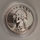 Lot Of 2 - 90% Silver Proof Washington Quarters  1957 and 1960