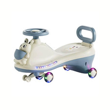 Kinderschaukel Wackelauto Aufsitz Spielzeugauto selbstfahrend, Leuchträder mit Musik