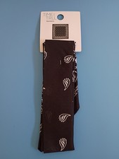 3-12 Piece Bandana 100 Cotton Black Paisley Double Sided Print 22 x 22