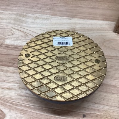 PROFLO PF42809 6'' Brass Cover With 4'' Adjustable Cleanout *READ*