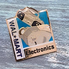 Walmart Associate Employee Pin - Electronics Department Radio Movie Camcorder