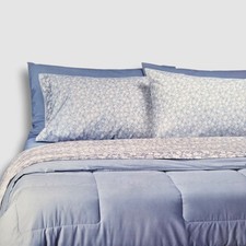 Bassetti completo lenzuola invernali in Flanella di cotone LOBELIA C1