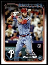 2024 Topps Weston Wilson Rookie Philadelphia Phillies #658