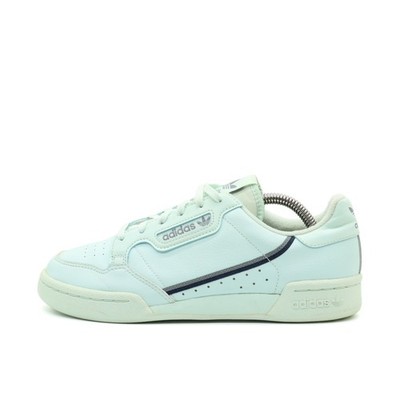 adidas Damen Continental 80 Sneaker mintblau Leder Low Top Originals EU 38