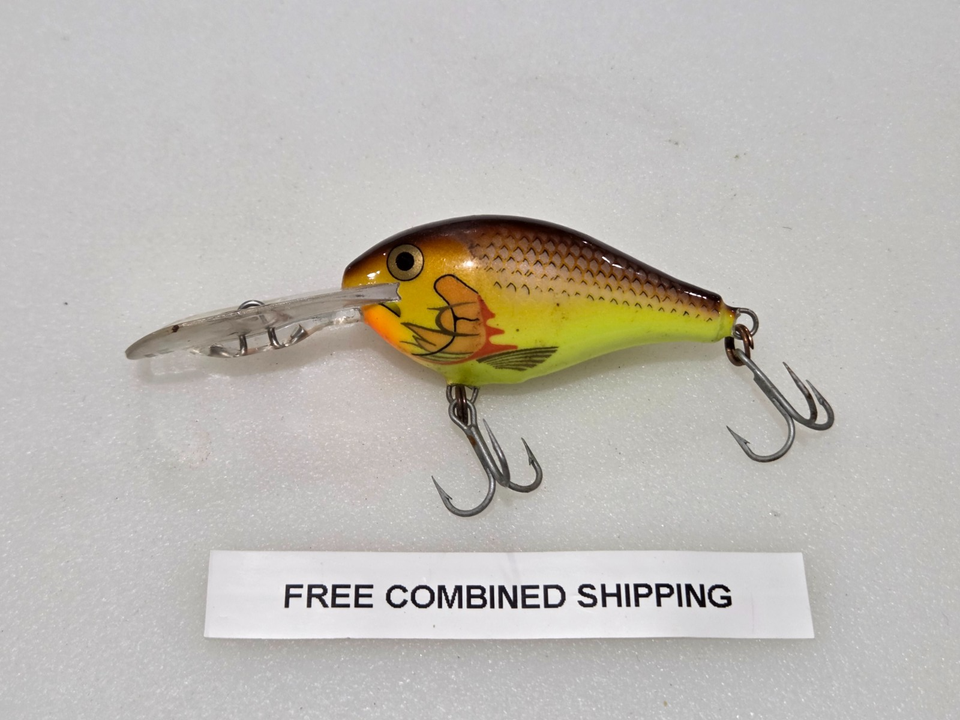 Leurre Rapala Risto Rap #5 Crankbait - Bleu Argenté - Modèle Discontinué RR-5 SB - Occasion