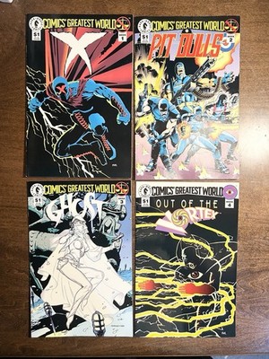 Comics Greatest World: Arcadia #1-4 (1 2 3 4) 1993 1st Ghost COMPLETE SET
