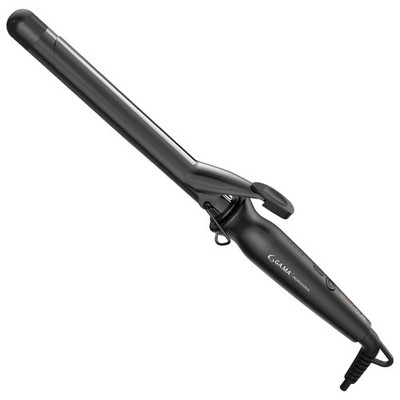 GA.MA Salon Curl Silk Chrome Titanium Curling Iron for Classic Curls, 1 Inch ...