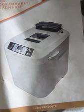 NEW Wolfgang Puck BBME0070 Bread Maker Machine Counter Top White 12 Settings