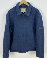 Thomas Burberry Vintage Wool Jacket Bomber Men's Size L