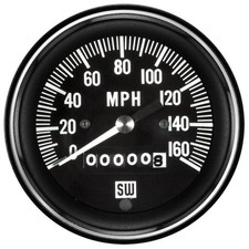 Stewart Warner 550hh-d Heavy Duty Speedometer Mechanical 3-38 Inch