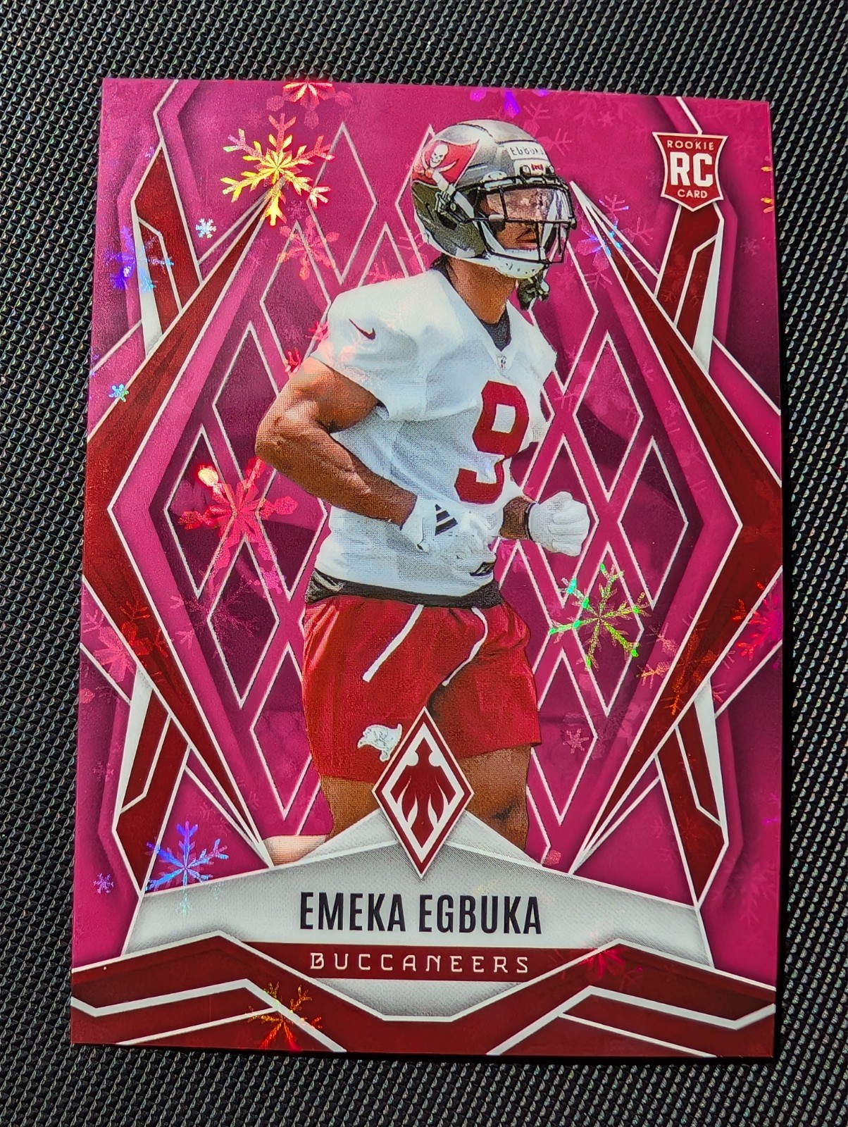 2025 Panini Phoenix - Rookies Emeka Egbuka #225 Pink Winter /299 (RC)
