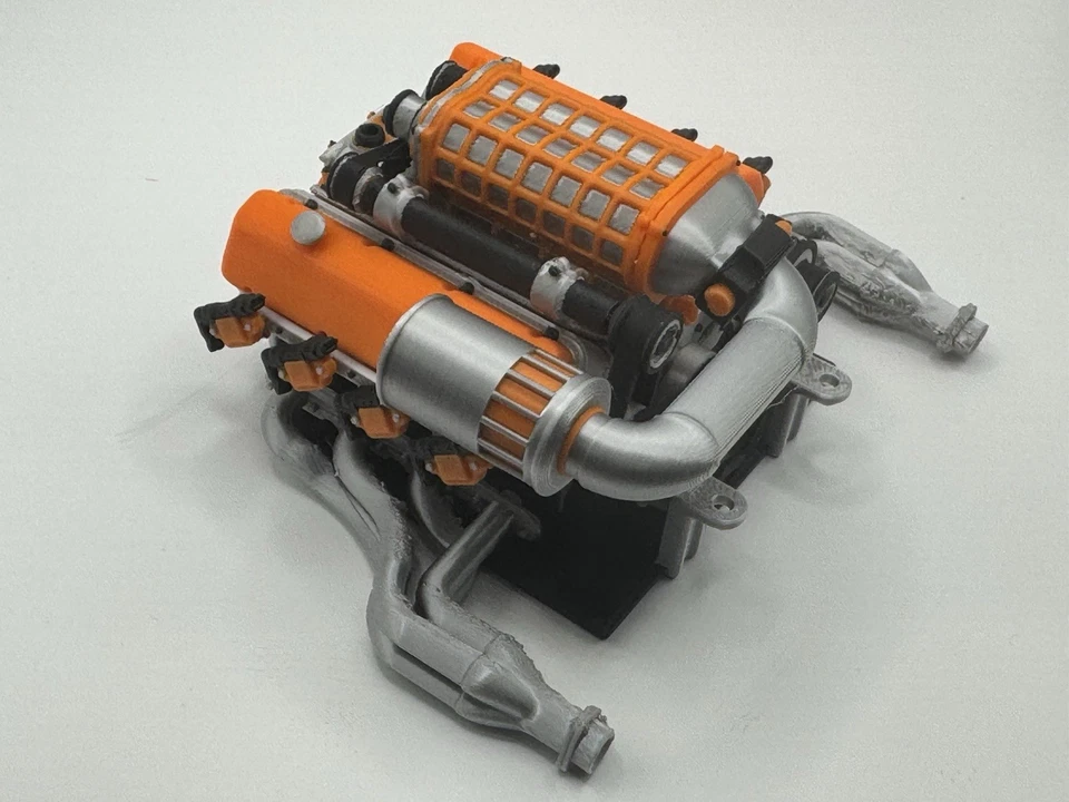 Vanquish H10 Optic Orange Engine And Radiator Combo - Image 4 of 4