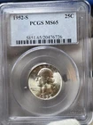 1952-S Washington Quarter PCGS MS65