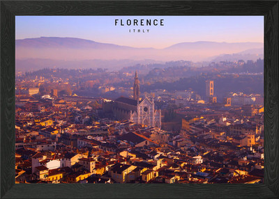 Florence Framed Wall Art Poster Canvas Print Picture
