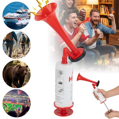 Airhorn Druckluft Hupe, Druckluftfanfare Air Horn Extrem Laut,Gas Tröte,Signa