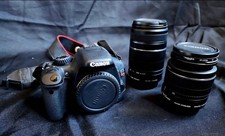 Canon EOS Rebel T2i Digital Camera with Two Lenses