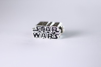 Original Pandora Sterling Silber Star Wars Logo Cham Lucasfilm Disney 799246C01