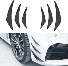 Universal Front Bumper Lip Splitter Rubber Canards