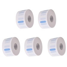 5 Rolls Disposable  Flexible Paper Neck Strips Barber For Salon Hair Cutting