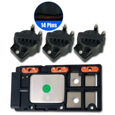 LX364 Ignition Control Module w/ 3 Ignition Coil For Buick Chevy Oldsmobile