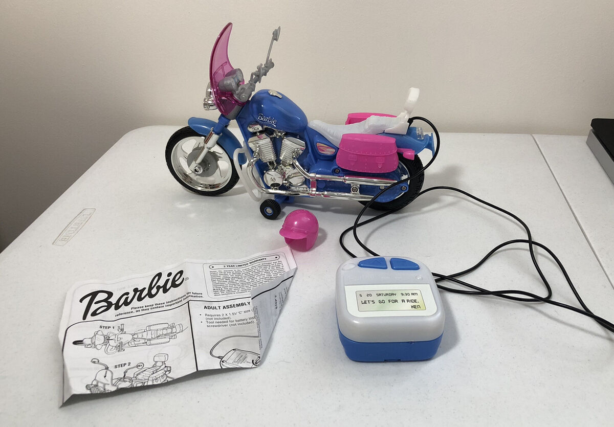が大特価! with Motorcycle 1999 Barbie Lights Control Remote Tethered その他