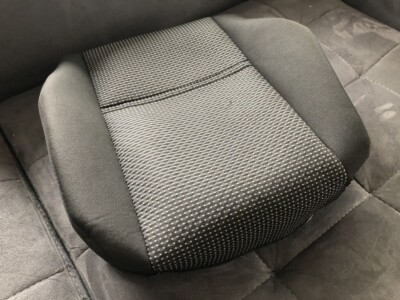 Sitzpolster BEZUG  passend für VW Crafter   ab 2006 - 2018 Schwarz M1