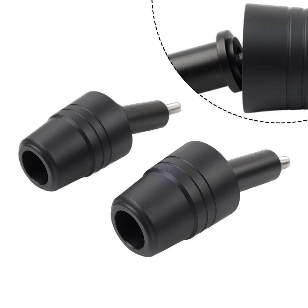 Universal M10 Motorcycle Frame Sliders Falling Anti Crash Guard Protector Black