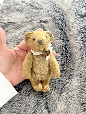 Vintage 5" Small Steiff Teddy Bear with id button all jointed