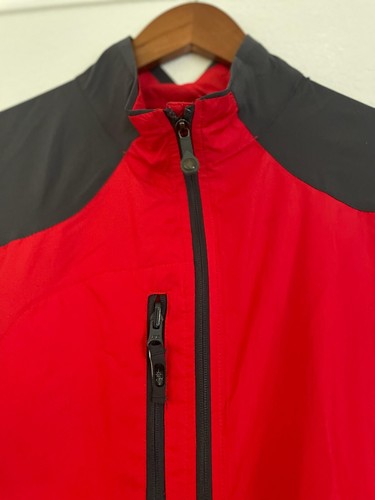 North End Wind Breaker Red & Black Zippered - Picture 2 of 8