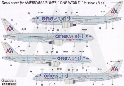 american airlines one world