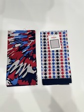 Patriotic 2 Pack Of Bandanas 22X22 Inch 100 Cotton Stars And Tie Dye