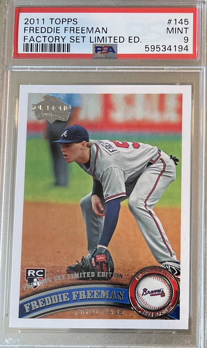 2011 Topps Baseball Freddie Freeman RC Diamond SP Limited Edition