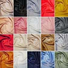 Silk Velvet Satin Look & Feel Fabric Bridal Dress Lightweight 150cm Wide