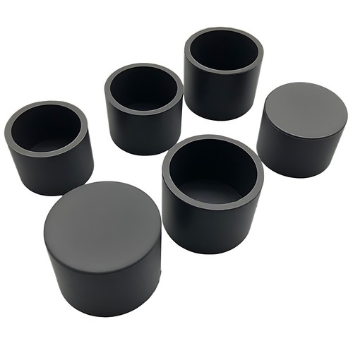 Black Pipe Tube Plugs End Cover Caps Silicone Rubber Round Blanking 3mm - 200mm - Picture 5 of 109